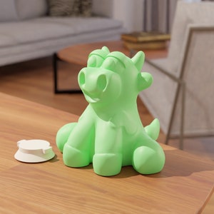 Cow Piggy Bank Piggy Bank | Money Bank | Monex Box Stl | Coin Bank | Stl Files For 3D Printers | Gifts for Kids | cute model stl