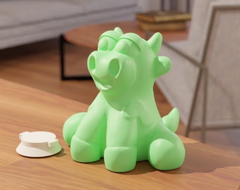 Cow Piggy Bank Piggy Bank | Money Bank | Monex Box Stl | Coin Bank | Stl Files For 3D Printers | Gifts for Kids | cute model stl