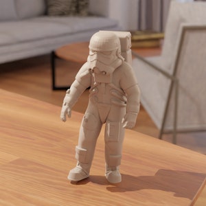 Stormtrooper Astronaut - Star Wars - 3D model stl - Stormtrooper stl - stl file 3d printing - Spaceman 3d Figure - Stl Files, 3d Printing