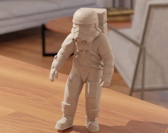 Astronauta Stormtrooper - Star Wars - Modelo 3D stl - Stormtrooper stl - arquivo stl impressão 3d - Figura 3d Spaceman - Arquivos Stl, impressão 3d