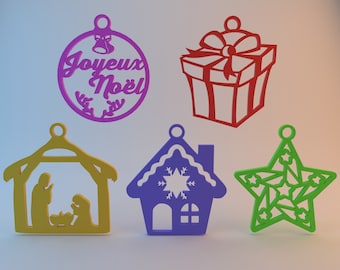 3D Christmas For Tree Christmas Ornament | Christmas STL| 3D Printed Decor 3D Printing 3D model STL| Home decor | Tree Decor | For Christmas