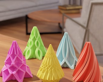 3D-kerstboom | Klaar om af te drukken | Kerst STL | 3D-geprint decor | 3D-printen 3D-model STL | Woondecoratie | Boomdecor | Voor Kerstmis