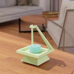 Candle holder 3D Print STL File For 3D Printers | TABLE DECORATION 3d printed
