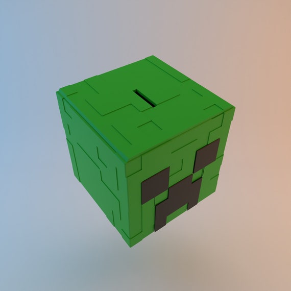 クリーパーヘッド貯金箱 Minecraft おもちゃ | 貯金箱 | 貯金箱 | 貯金 
