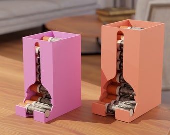 Battery Holderer Organizer For AAA and AA Batteries Mini Container STL File -3D Print for Office -Stackable - Office decor - Mini Container