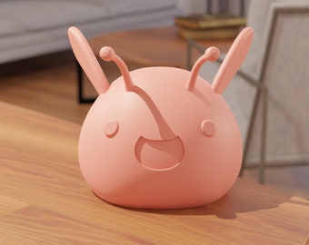 Slime Rancher Largos - Pink Rock, Pink Tabby, Rock Tabby, Pink Phosphor Game figure - Stl file - Cartoon 3D Cute model - Child gift stl file
