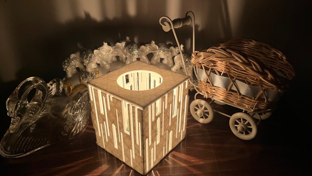 Candle Holder 3D Print STL File for 3D Printers TABLE DECORATION Home