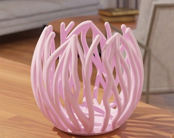 Candle holder 3D Print STL File For 3D Printers | TABLE DECORATION 3d printed- Home decor - Home decoration