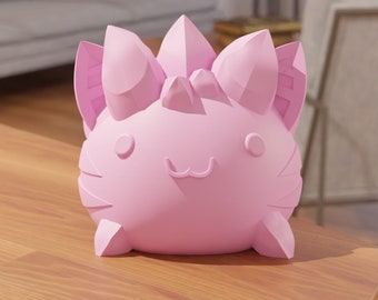 Slime Rancher Largos - Pink Rock, Pink Tabby, Rock Tabby, Pink Phosphor Game figure - Stl file - Cartoon 3D Cute model - Child gift stl file