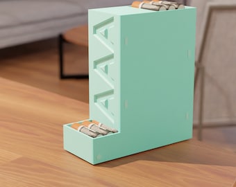 Battery Holderer Organizer For AAA Batteries Mini Container STL File -3D Print for Office -Stackable - Office decor - Mini Container - Stl