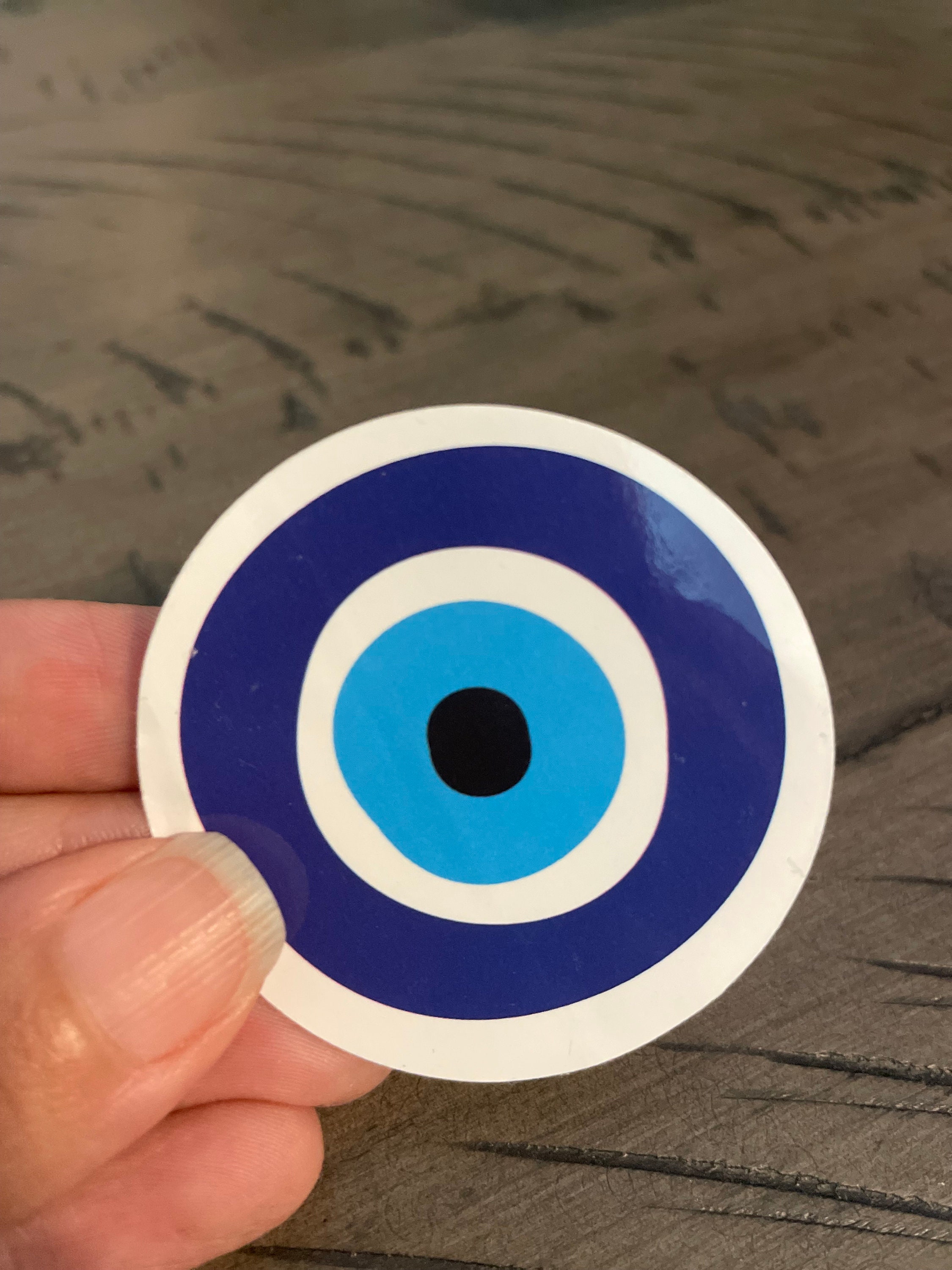 Eye Stickers One Inch Round Seals 