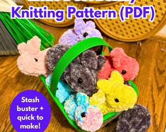 Patrón de tejido para el conejito de polvo en PDF