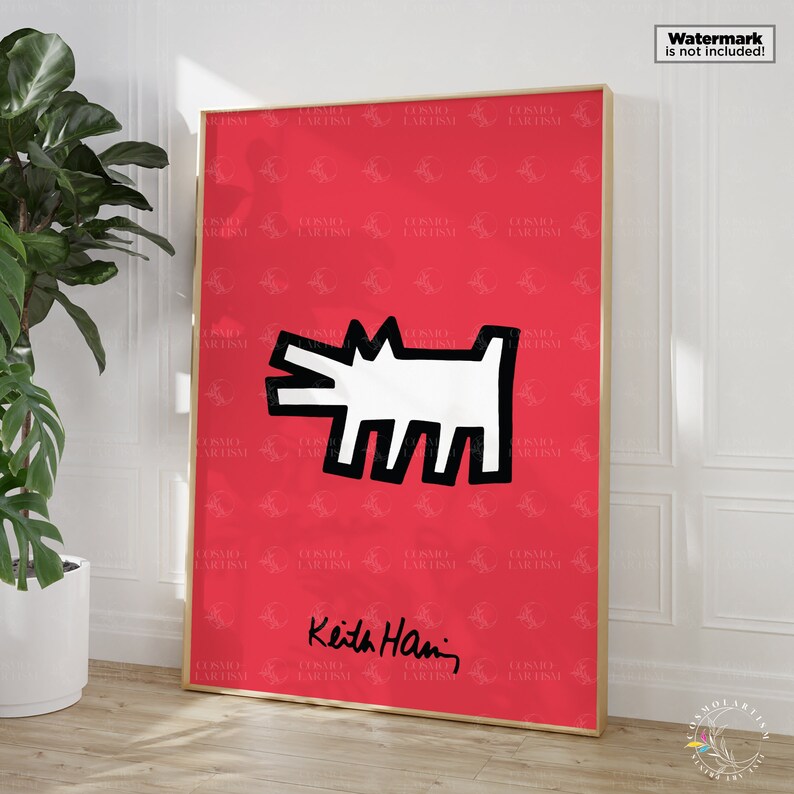 Keith Haring Print Keith Haring Art Poster Pop Art Print Etsy