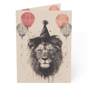 Carte d'anniversaire mari, petit ami, proche, carte de voeux roi noir homme fort et fier (1, 10, 30 et 50 pièces)