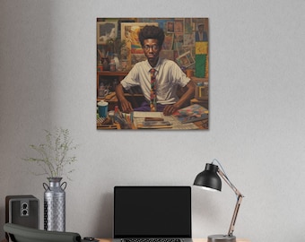 Afrocentric Home Gallery African American Culture Art Interior Design Portrait of Young Black Excellence