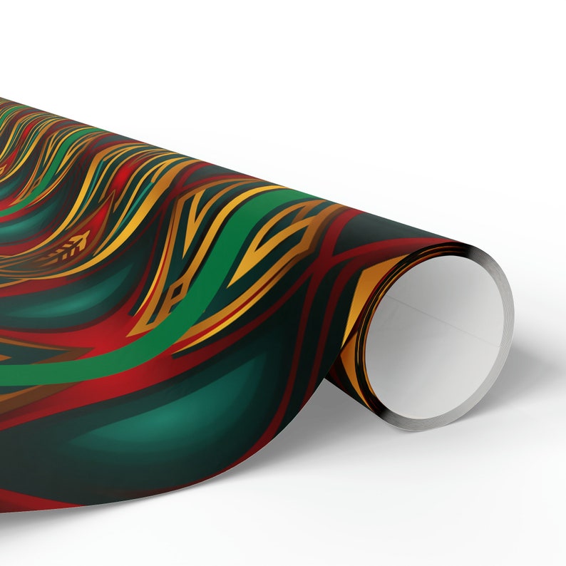African Pattern Kenyaninspired Holiday Christmas Wrapping Papers