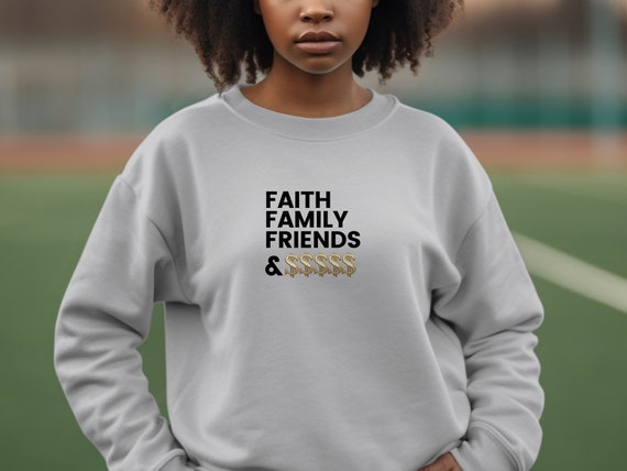 Faith Family Christmas Sweatshirt Faith Family Christmas Sweatshirt