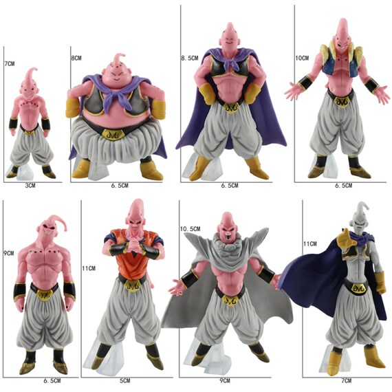 Majin Buu 8 Pcs Set 7-11 CM Dragon Ball Figure Buu Z 