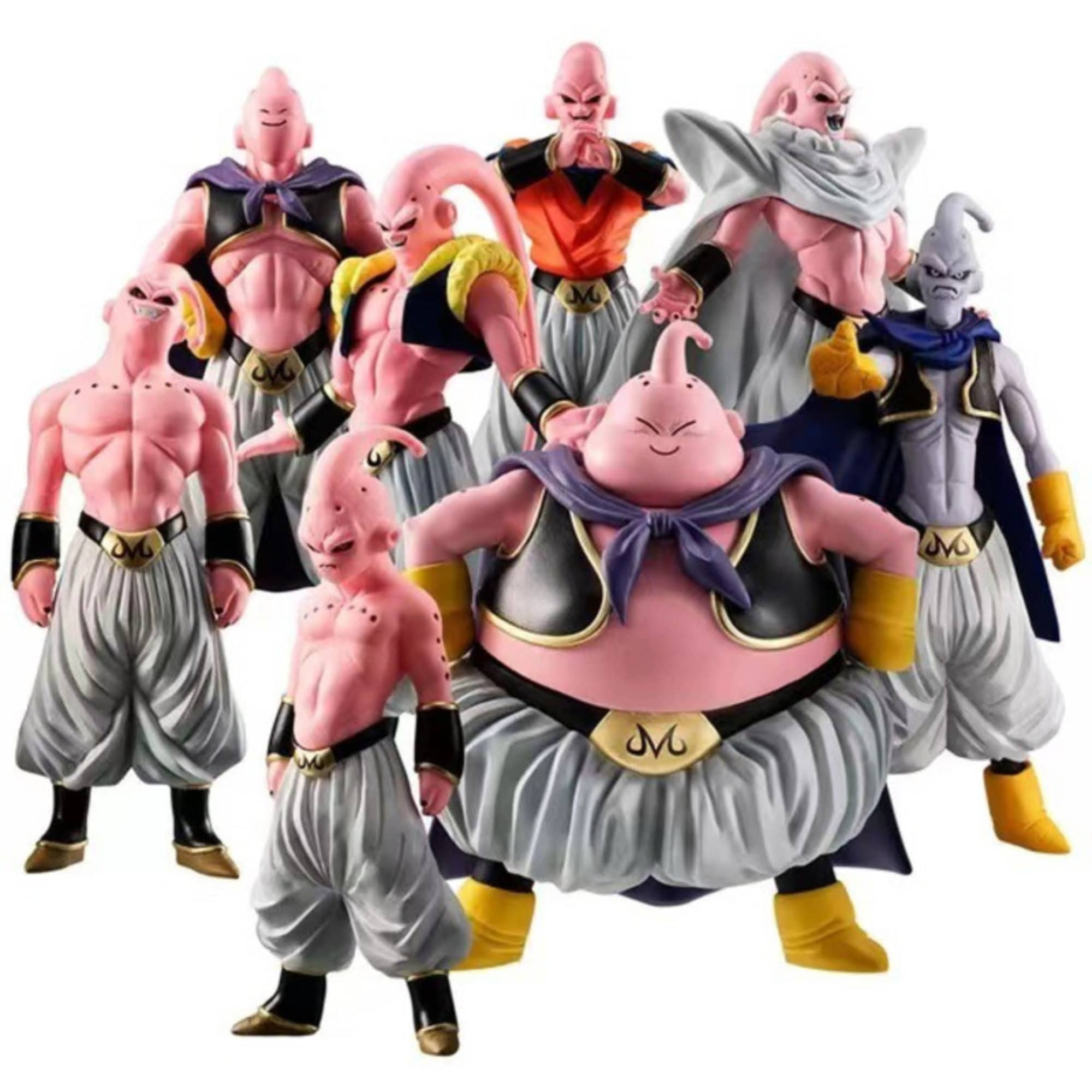 Dragon Ball Z Anime Figure DBZ Gk Majin Buu Fat Buu Double Headed Action  Figure Statue Dolls Collectible Toys Christmas Gifts