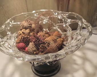 Glass Lattice Bowl