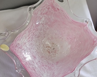 Murano Style Pedestal Candy Dish