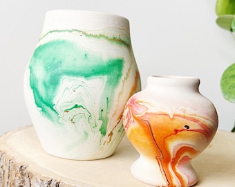 Vintage Nemadji Pottery Vase: Handcrafted Southwest Decor - Etsy