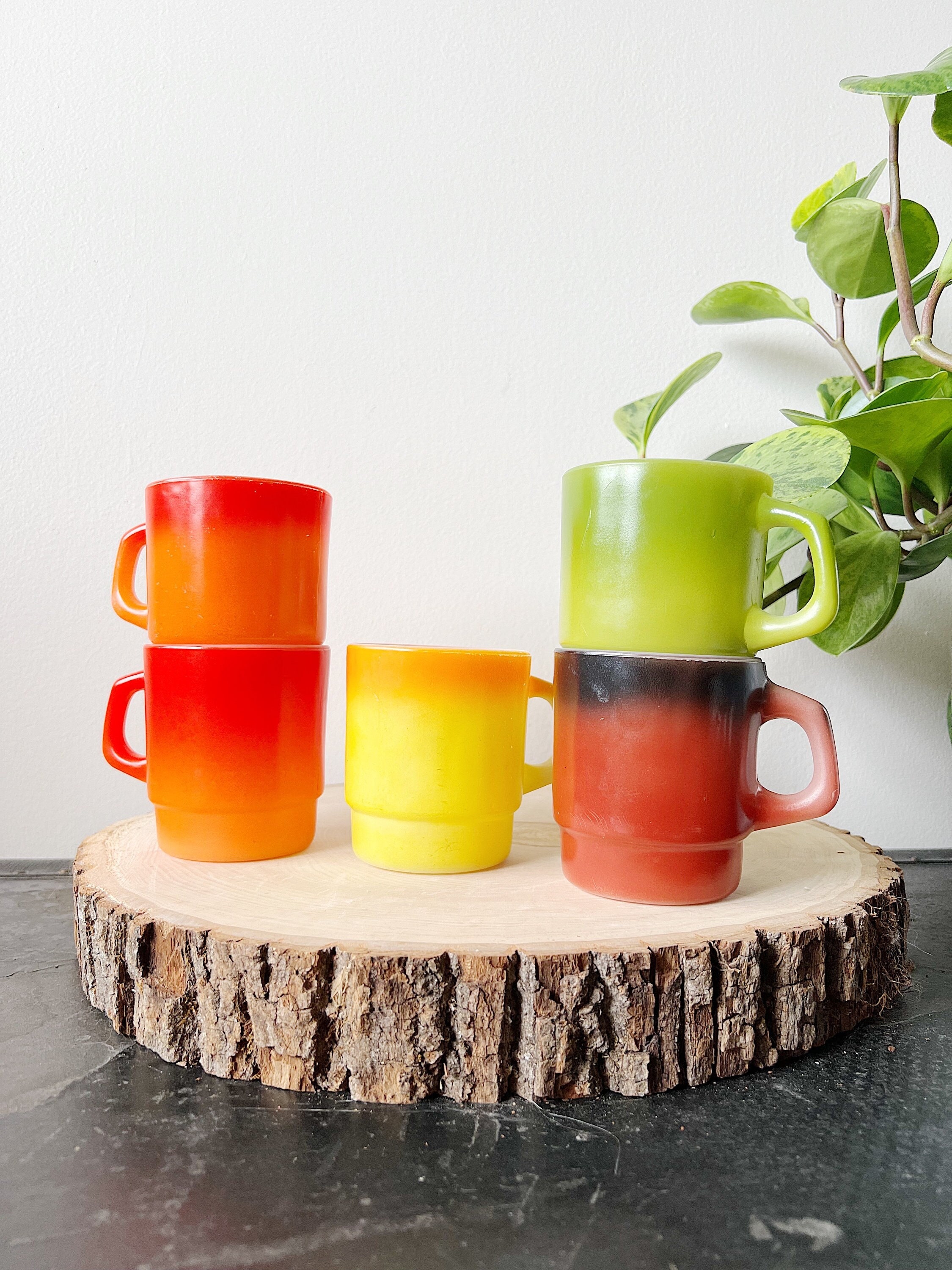 Fireking Red Mugs - Etsy