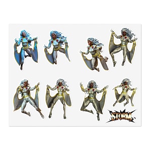 X-men Storm sticker set