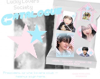 kpop sticker pack — kpop stickers — waterproof stickers — pink kpop stickers — kpop sticker set