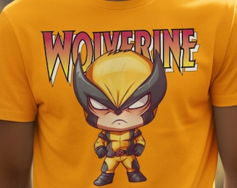 Camiseta Chibi Wolverine, camiseta X-Men 97, camiseta Marvel, camiseta Xmen, camisa, top Chibi, linda camiseta kawaii, camiseta cómoda, gran regalo
