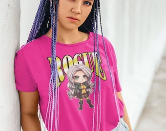 Chibi Rogue Tshirt, X-Men t-shirt, Marvel tshirt, Xmen tee, shirt, Chibi top, cute kawaii tshirt, comfortable tshirt, great gift