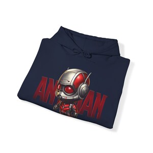 navy Hoodie, ant man Hoodie, Chibi Hoodie, Avengers Hoodie, Marvel Hoodie, Cute Hoodie, Kawaii Hoodie, Avengers Sweater, Marvel Sweater, comfortable hoodie, Christmas gift, Shogunslogan316, great gift for teen, birthday gift, manga, DC, movie, anime