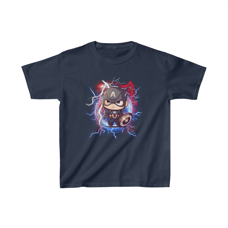 purple t-shirt, Captain America Tshirt, Chibi T-shirt, Avengers T-shirt, Marvel Xmen 97, Cute Top, Kawaii T-shirt, Marvel top, shirt, Christmas gift, shogunslogan316, great gift for teen, birthday gift, cartoon, Disney, manga, DC, movie, anime, kids