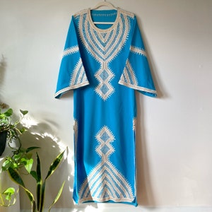 60s Embroidered Kaftan