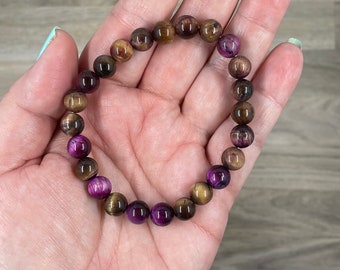 Multi-color Tiger’s Eye Bracelet