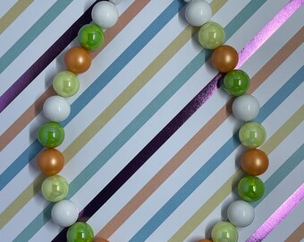 Citrus Grove Beaded Custom Dog Collar- ***CLEARANCE***Sized to Order
