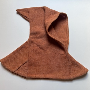 TENUE D'HIVER HEDEBY / Ensemble capuche + sac Haithabu pour période viking, capuche médiévale, tissu fait main, teint naturel, Haithabu, 100 % laine, sergé