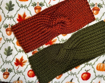 Cozy Twist Crochet Headband Pattern- Instant Download- PDF