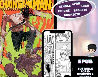 Chainsaw Man Digitaler Manga PDF EPUB | 23 Bände Komplette Sammlung | Sofort Download Kindle Kobo