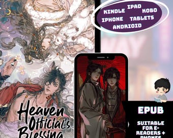Heaven Official's Blessing Digital (English) Manhua EPUB | TGCF Full Series Instant Download