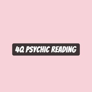 Leitura psíquica intuitiva 4Q em 24h (sem ferramentas!)