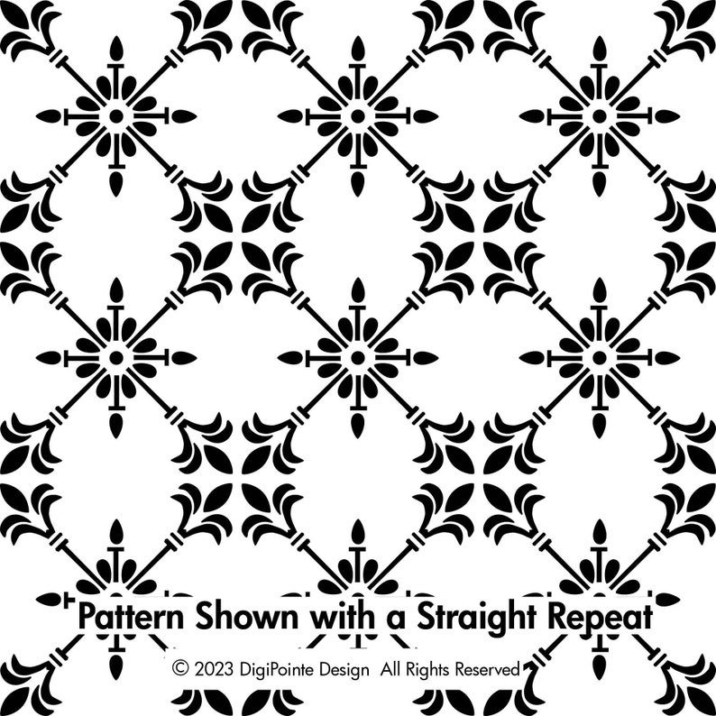 Tile Stencil, Wall Stencil, Patio Stencil, Concrete Stencil, Floor