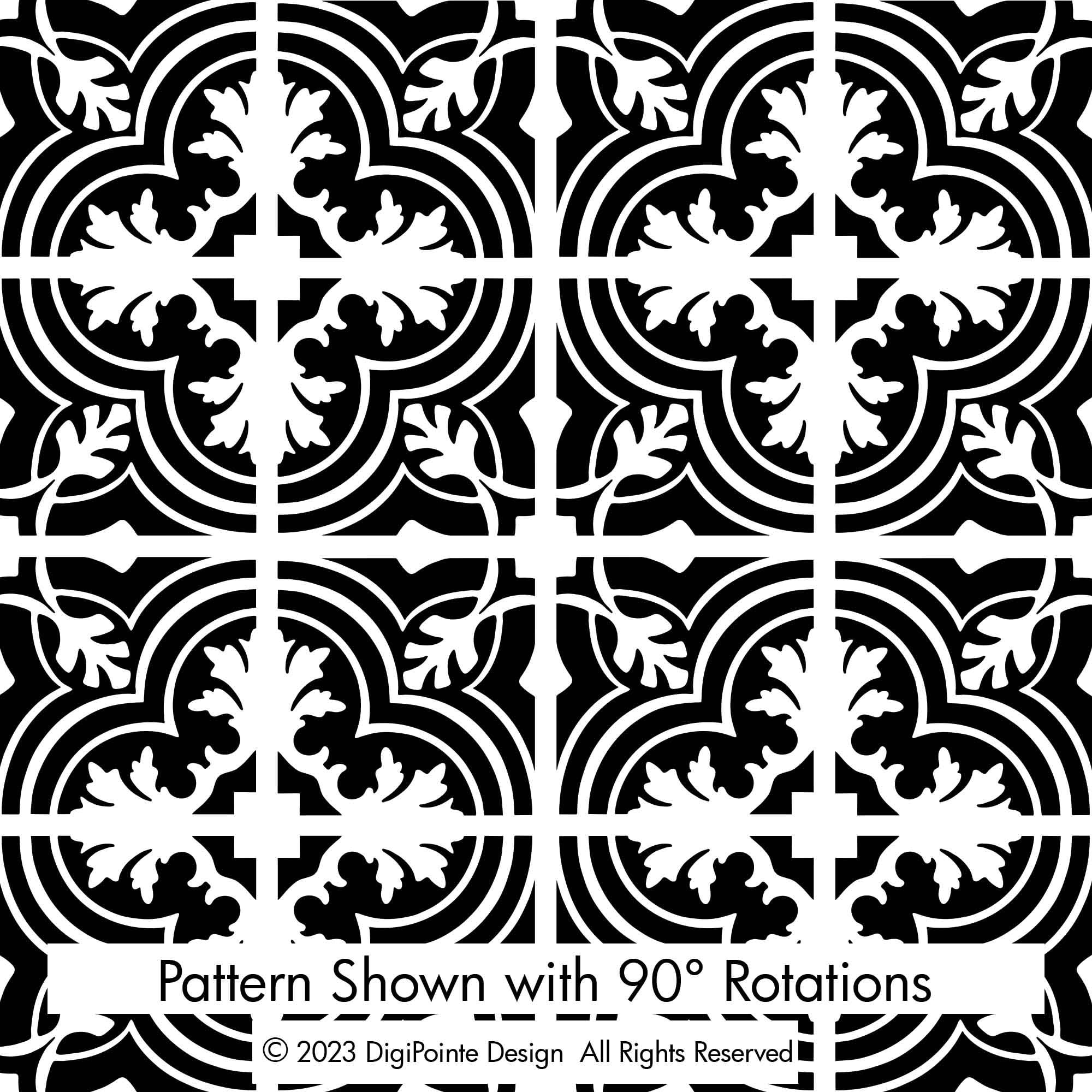 Tile Stencil, Wall Stencil, Patio Stencil, Concrete Stencil, Floor