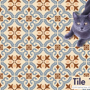 Tile Stencil, Wall Stencil, Patio Stencil, Concrete Stencil, Floor Painting, TILE 18