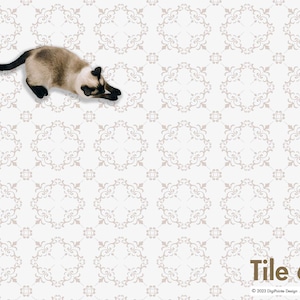 Tile Stencil, Wall Stencil, Patio Stencil, Concrete Stencil, Floor Painting, TILE 61