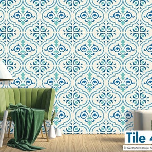 Tile Stencil, Wall Stencil, Patio Stencil, Concrete Stencil, Floor Painting, TILE 46