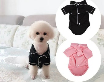 Mini Pet Pajamas for small pets, Puppies, Chihuahuas, teacup dogs, and more. This Pet pajama is a comfortable and luxurious design.