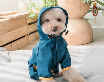 Pet Raincoat for Rainy Weather in Spring 2023, perfect for hiking outdoors, running, walking, water resistant puppy rain jacket, pet store