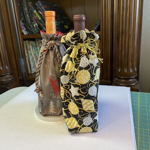 Wine Gift Bag Pattern and Instructions