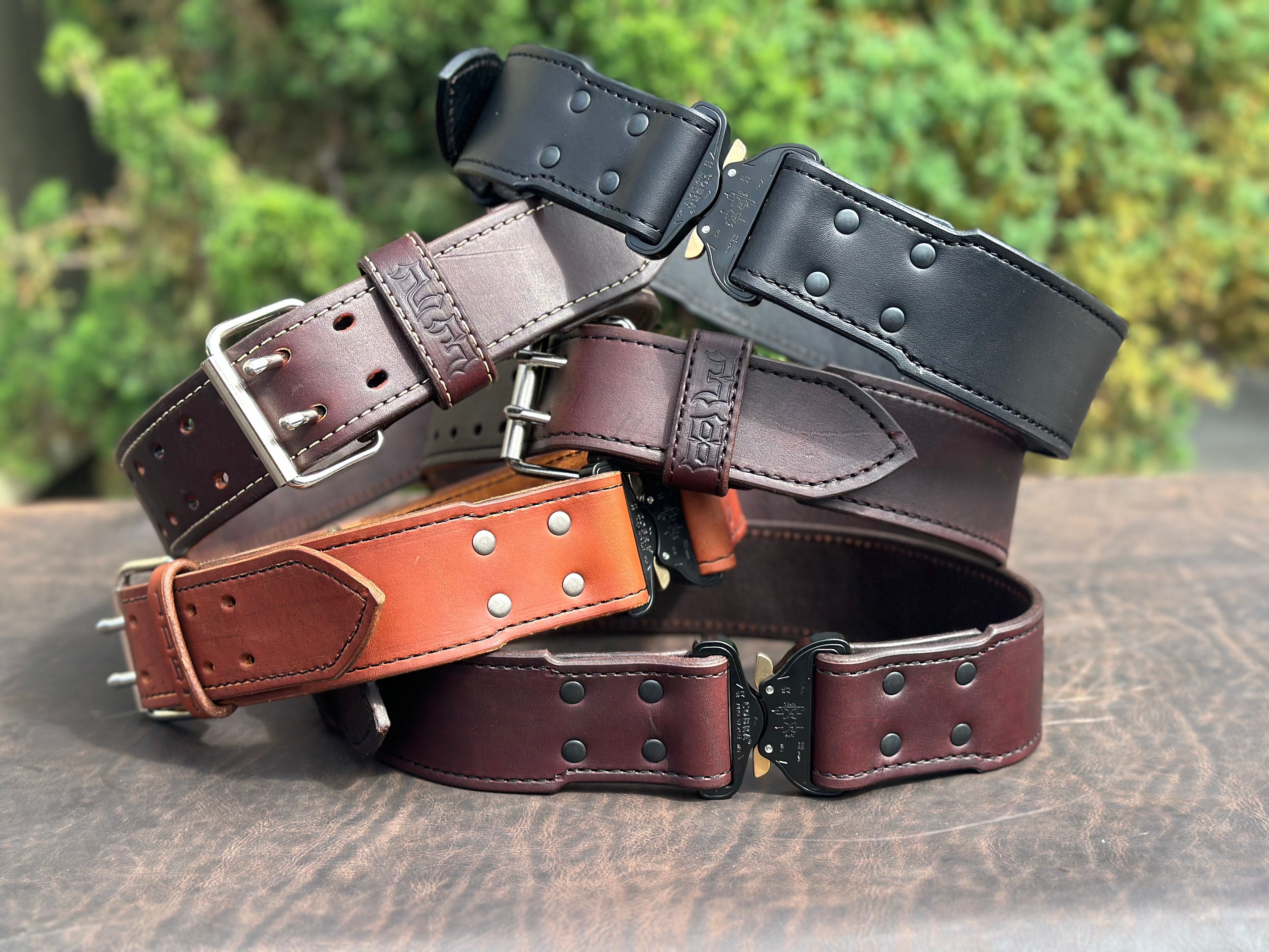 小物 [Challenger] Fire Leather Belt CHALLENGER 「FIRE LEATHER BELT」 レザースタッズベルト MASH